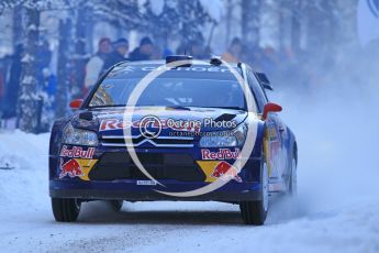 © North One Sport Ltd.2010 / Octane Photographic Ltd.2010. WRC Sweden SS3. February 12th 2010, Kimi Raikkonen/Kaj Lindstrom, Citroen C4 WRC. Digital Ref : 0130CB1D1738