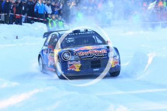 © North One Sport Ltd.2010 / Octane Photographic Ltd.2010. WRC Sweden SS12. February 13th 2010, Kimi Raikkonen/Kaj Lindstrom, Citroen C4 WRC. Digital Ref : 0134CB1D2157