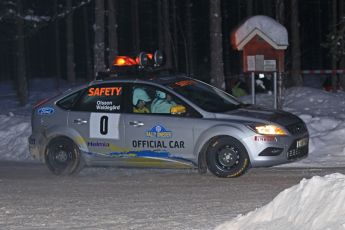 © North One Sport Ltd.2010 / Octane Photographic Ltd.2010. WRC Sweden SS15. February 13th 2010, "0" car clearing the stage. Digital Ref : 0135CB1D2178
