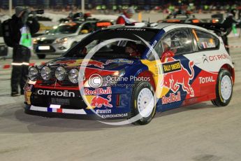 © North One Sport Ltd.2010 / Octane Photographic Ltd.2010. WRC Sweden SS1 Karlstad Stadium. February 11th 2010, Sebastien Loeb/Daniel Elena, Citroen C4 WRC. Digital Ref : 0131CB1D1401