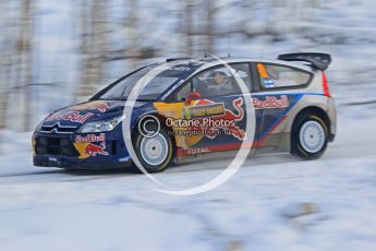 © North One Sport Ltd.2010 / Octane Photographic Ltd.2010. WRC Sweden SS21 February 14th 2010, Kimi Raikkonen/Kaj Lindstrom, Citroen C4 WRC. Digital Ref : 0137CB1D2789