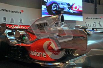 © Octane Photographic Ltd. Autosport International 2011, January 13th 2011. McLaren Display. MP4/23. Digital ref : 0045CB1D5203