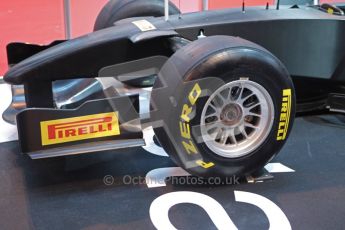 © Octane Photographic Ltd. Autosport International 2011, January 13th 2011. Pirelli F1 tyres. Digital ref : 0045CB1D5203