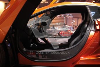 © Octane Photographic Ltd. Autosport International 2011, January 14th 2011. McLaren display. MP4/12C. Digital ref : 0045CB1D5203