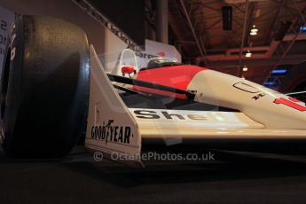© Octane Photographic Ltd. Autosport International 2011, January 15th 2011. McLaren Display. McLaren MP4/4 Ayrton Senna, Historic F1. Digital ref : 0045CB1D5203