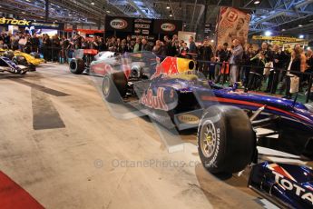 © Octane Photographic Ltd. Autosport International 2011, January 15th 2011. F1 Racing display, Red bull showcar. Digital ref : 0045CB7D2851