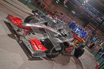 © Octane Photographic Ltd. Autosport International 2011, January 15th 2011. F1 Racing display, McLaren showcar. Digital ref : 0045f1-display-1