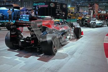 © Octane Photographic Ltd. Autosport International 2011, January 15th 2011. F1 Racing display, Virgin racing showcar. Digital ref : 0045f1-display-4