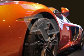 World © Octane Photographic 2010. © Octane Photographic 2011. Autosport International 2011. McLaren display. MP4/12C. Digital ref : 0026CB1D5203