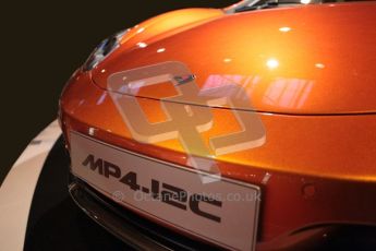 World © Octane Photographic 2010. © Octane Photographic 2011. Autosport International 2011. McLaren display. MP4/12C. Digital ref : 0026CB1D5203