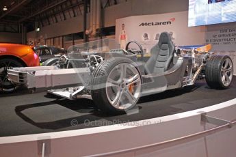 World © Octane Photographic 2010. © Octane Photographic 2011. Autosport International 2011. McLaren display. MP4/12C chassis. Digital ref : 0026CB1D5203