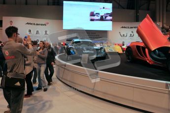 World © Octane Photographic 2010. © Octane Photographic 2011. Autosport International 2011. McLaren Display. Digital ref : 0026CB1D5203