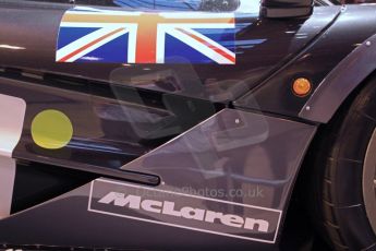 World © Octane Photographic 2010. © Octane Photographic 2011. Autosport International 2011. McLaren Display. McLaren F1 GTR Le Mans winner. Digital ref : 0026CB1D5203