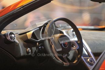 World © Octane Photographic 2010. © Octane Photographic 2011. Autosport International 2011. McLaren display. MP4/12C. Digital ref : 0026CB1D5203