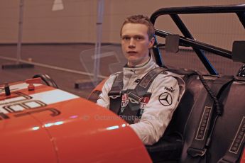 World © Octane Photographic Ltd. McLaren Autosport BRDC Young Drivers. January 14th 2011. Nigel Moore in Caterham 7 demonstration car. Digital Ref : 0871cb1d0004