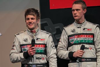 World © Octane Photographic Ltd. 2010 McLaren Autosport BRDC Young Drivers. January 14th 2011 Autosport International Show - NEC, Birmingham. Lewis Williamson (Award Winner). Digital Ref : 0871cb1d0011