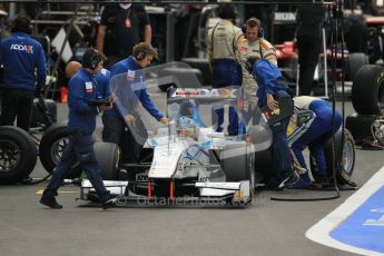 © Octane Photographic Ltd. 2011. Belgian Formula 1 GP, GP2 Race 2 - Sunday 28th August 2011. Barwa Addex Team getting Charles Pic's car ready to line up on the grid. Digital Ref : 0205cb1d0019