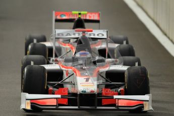 © Octane Photographic Ltd. 2011. Belgian Formula 1 GP, GP2 Race 2 - Sunday 28th August 2011. Rapax, Fabio Leimer waiting in the pits to head out for a warm up lap. Digital Ref : 0205cb1d0027