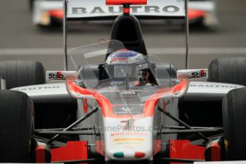 © Octane Photographic Ltd. 2011. Belgian Formula 1 GP, GP2 Race 2 - Sunday 28th August 2011. Fabio Leimer of Team Rapax looking in his mirror looking for who is following him. Digital Ref : 0205cb1d0031