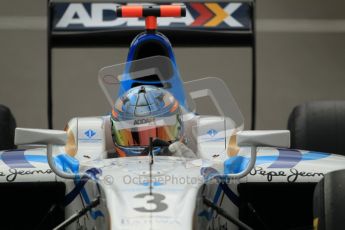 © Octane Photographic Ltd. 2011. Belgian Formula 1 GP, GP2 Race 2 - Sunday 28th August 2011. Team Addax driver, Charles Pic steering to the left coming out of the pits. Digital Ref : 0205cb1d0042