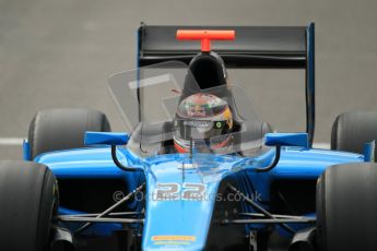 © Octane Photographic Ltd. 2011. Belgian Formula 1 GP, GP2 Race 2 - Sunday 28th August 2011. Brendon Hartley of Ocean Racing lines up in the pits. Digital Ref : 0205cb1d0150