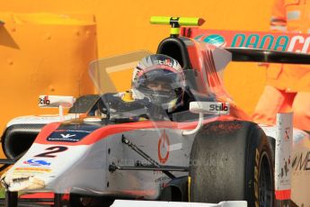 © Octane Photographic Ltd. 2011. Belgian Formula 1 GP, GP2 Race 2 - Sunday 28th August 2011. Cockpit shot of Julian Leal of Rapax Team. Digital Ref : 0205cb1d0229