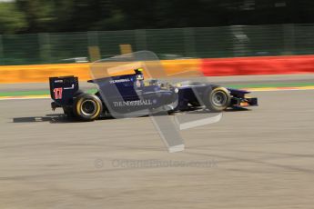 © Octane Photographic Ltd. 2011. Belgian Formula 1 GP, GP2 Race 2 - Sunday 28th August 2011. Adam Carroll of Super Nova racing, going into La Source. Digital Ref : 0205cb7d0069