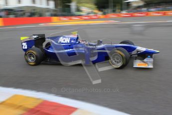 © Octane Photographic Ltd. 2011. Belgian Formula 1 GP, GP2 Race 2 - Sunday 28th August 2011. Oliver Turvey of Carlin in the middle of La Source. Digital Ref : 0205cb7d0089