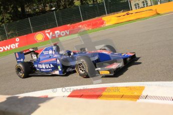 © Octane Photographic Ltd. 2011. Belgian Formula 1 GP, GP2 Race 2 - Sunday 28th August 2011. Sam Bird of iSport International racing around La Source. Digital Ref : 0205cb7d0361