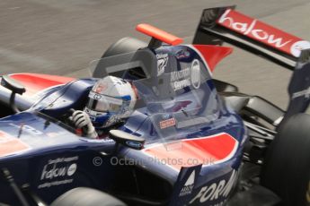 © Octane Photographic Ltd. 2011. Belgian Formula 1 GP, GP2 Race 2 - Sunday 28th August 2011. Sam Bird of iSport International overhead shot as he leaves the pits. Digital Ref : 0205lw7d6897