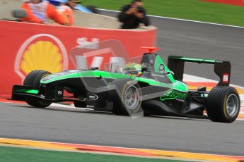 World © Octane Photographic Ltd. 2011. Belgian GP, GP3 Practice session - Saturday 27th August 2011. Alexander Sims of Status Grand Prix. Digital Ref : 0204lw7d3776