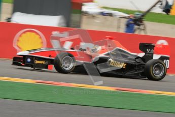 World © Octane Photographic Ltd. 2011. Belgian GP, GP3 Practice session - Saturday 27th August 2011. Adrian Quaife-Hobbs of Marussia Manor Racing. Digital Ref : 0204lw7d3890