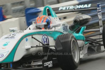 © Octane Photographic 2011 – British Formula 3 - Donington Park - Race 2. 25th September 2011, Jazeman Jaafar - Carlin - Dallara F308 Volkswagen. Digital Ref : 0186lw1d6488