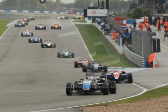 © Octane Photographic 2011 – British Formula 3 - Donington Park - Race 2. 25th September 2011. Digital Ref : 0186lw1d6798