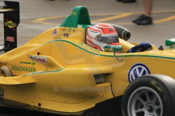 © Octane Photographic 2011 – British Formula 3 - Donington Park - Race 2. 25th September 2011, Felipe Nasr - Carlin - Dallara F308 Volkwagen. Digital Ref : 0186lw1d7180