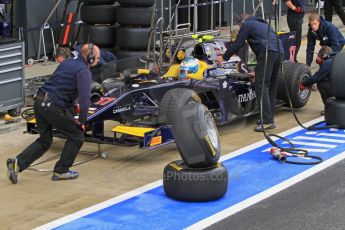 World © Octane Photographic Ltd. 2011. British GP, Silverstone, Friday 8th July 2011. GP2 Practice Session Pit Lane. Adam Carrol - Super Nova Digital Ref: 0107LW7D4678