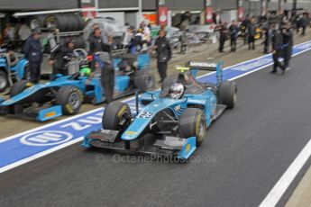 World © Octane Photographic Ltd. 2011. British GP, Silverstone, Friday 8th July 2011. GP2 Practice Session Pit Lane. Johnny Cecotto - Ocean Racing Technology Digital Ref: 0107LW1D2254