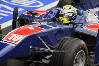 World © Octane Photographic Ltd. 2011. British GP, Silverstone, Saturday 9th July 2011. GP2 Practice Session Pit Lane. Marcus Ericsson - iSport International Digital Ref: 0108LW7D5296