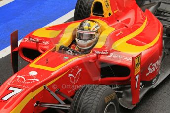 World © Octane Photographic Ltd. 2011. British GP, Silverstone, Saturday 9th July 2011. GP2 Practice Session Pit Lane. Dani Clos - Racing Engineering Digital Ref: 0108LW7D5381