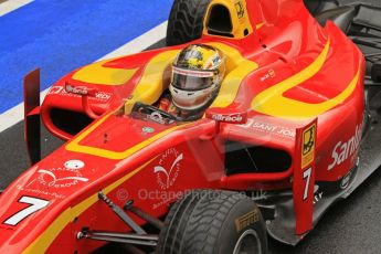 World © Octane Photographic Ltd. 2011. British GP, Silverstone, Saturday 9th July 2011. GP2 Practice Session Pit Lane. Dani Clos - Racing Engineering  Digital Ref: 0108LW7D5381