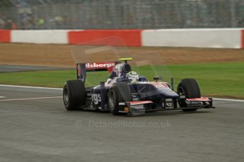 World © Octane Photographic Ltd. 2011. British GP, Silverstone, Saturday 9th July 2011. GP2 Practice Session Pit Lane. Marcus Ericsson - iSport International Digital Ref: 0108LW7D5591