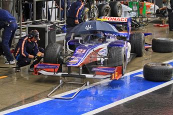 World © Octane Photographic Ltd. 2011. British GP, Silverstone, Saturday 9th July 2011. GP2 Practice Session Pit Lane. Stefano Coletti - Trident Racing Digital Ref: 0108LW7D5802