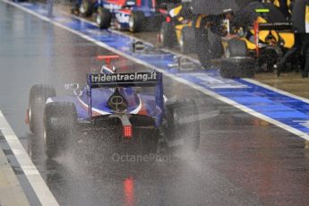 World © Octane Photographic Ltd. 2011. British GP, Silverstone, Saturday 9th July 2011. GP2 Practice Session Pit Lane. Stefano Coletti - Trident Racing Digital Ref: 0108LW7D5807