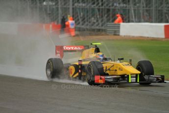 World © Octane Photographic Ltd. 2011. British GP, Silverstone, Saturday 9th July 2011. GP2 Practice Session Pit Lane. Pål Varhaug - DAMS Digital Ref: 0108LW7D5945