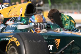 World © Octane Photographic Ltd. 2011. British GP, Silverstone, Sunday 9th July 2011. Esteban Gutierrez - Lotus ART. GP2 Race 2. Digital Ref: 0110LW7D7702