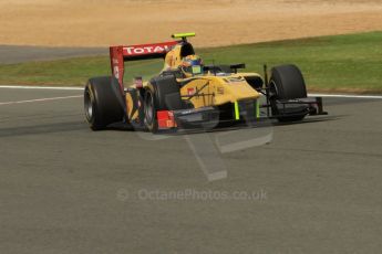 World © Octane Photographic Ltd. 2011. British GP, Silverstone, Sunday 9th July 2011. GP2 Race 2. Pål Varhaug- DAMS. Digital Ref: 0110LW7D7943