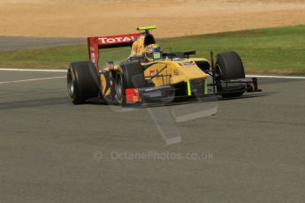 World © Octane Photographic Ltd. 2011. British GP, Silverstone, Sunday 9th July 2011. GP2 Race 2. Pål Varhaug- DAMS.  Digital Ref: 0110LW7D7943