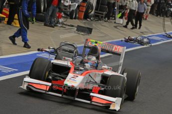 World © Octane Photographic Ltd. 2011. British GP, Silverstone, Sunday 9th July 2011. GP2 Race 2. Julián Leal - Rapax. Digital Ref: 0110LW7D8031