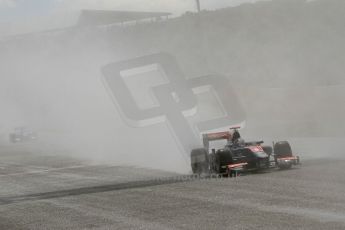 World © Octane Photographic Ltd. 2011. British GP, Silverstone, Saturday 9th July 2011. GP2 Race 1. Sam Bird - iSport International Digital Ref: 0109LW7D6214