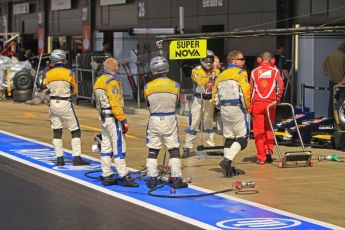 World © Octane Photographic Ltd. 2011. British GP, Silverstone, Saturday 9th July 2011. GP2 Race 1. Super Nova Pit Crew Digital Ref: 0109LW7D6246